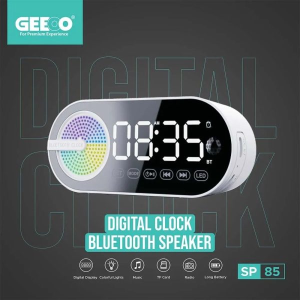 Alarm Clock With Bluetooth Speaker