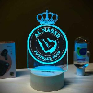 GearUP Acrylic Multicolor Night Lamp (Al-Nassr FC)