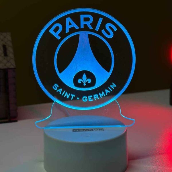 GearUP Acrylic Multicolor Night Lamp (PSG Logo)