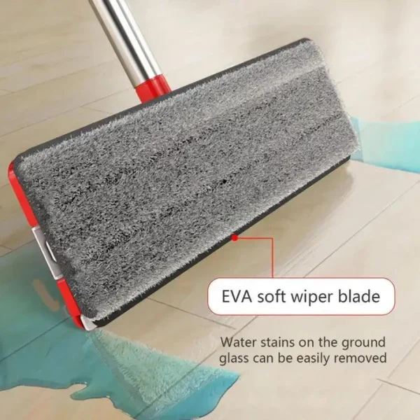 Premium free hand flat mop- Keep your floors spotless