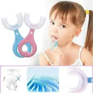 U shape baby toothbrush