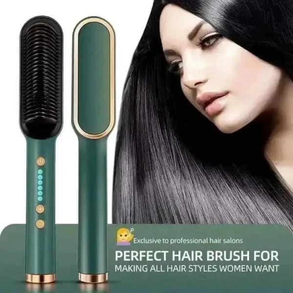 Hair straightener comb