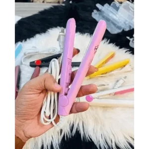 Mini hair straightener