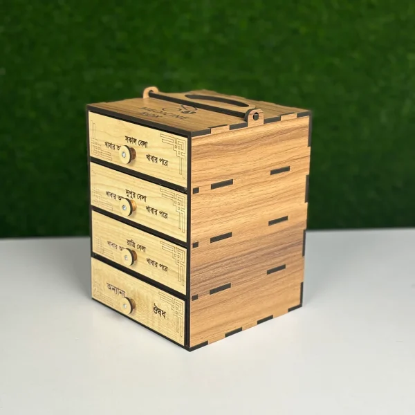 4 Layer Medicine Storage Box New Model